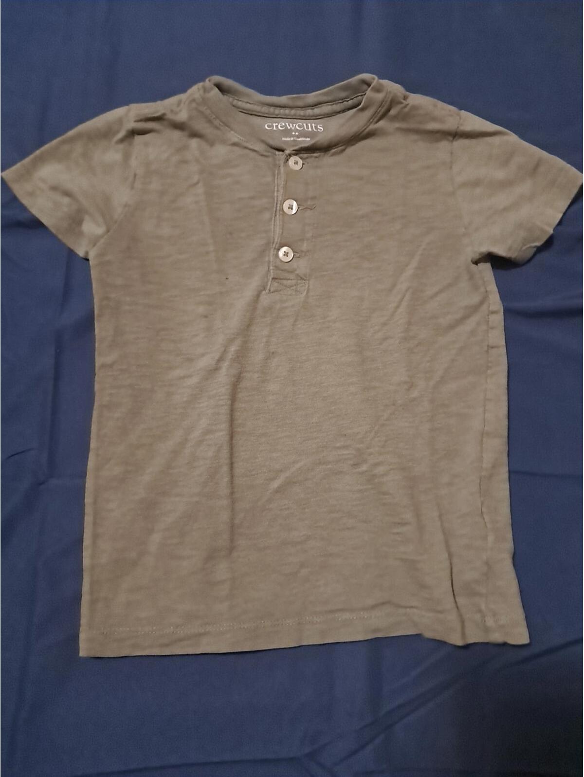 Crew Cuts Green Tee Shirt Holexs 45 Shortsleeve